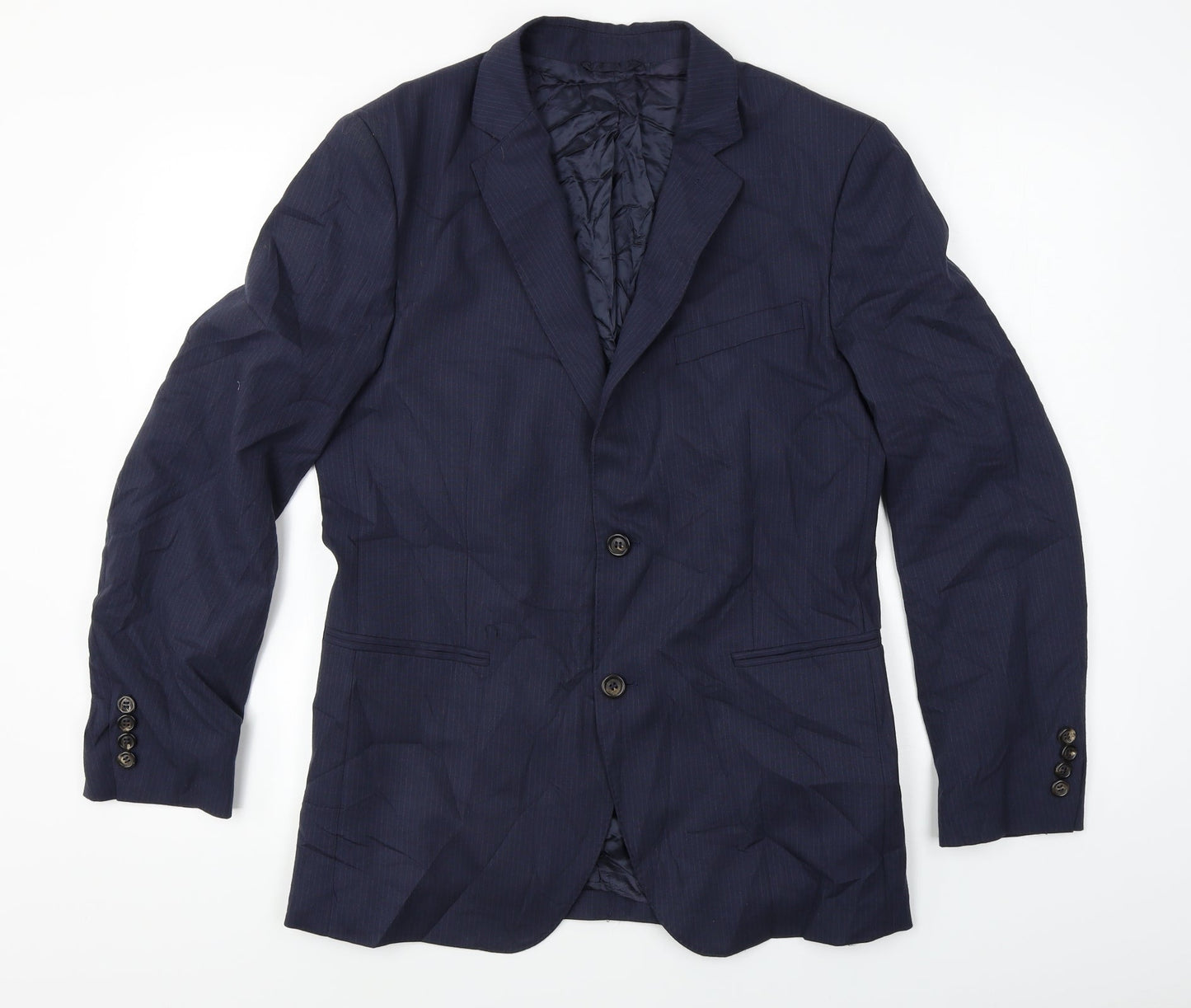 Stile Benetton  Mens Blue   Jacket Sport Coat Size 36