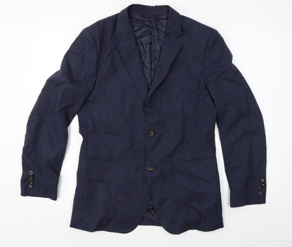 Stile Benetton  Mens Blue   Jacket Sport Coat Size 36