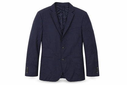 Stile Benetton Mens Blue Jacket Sport Coat Size 36