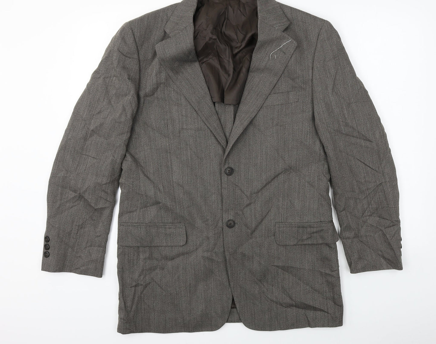Diplomazia Mens Brown   Jacket Blazer Size 40