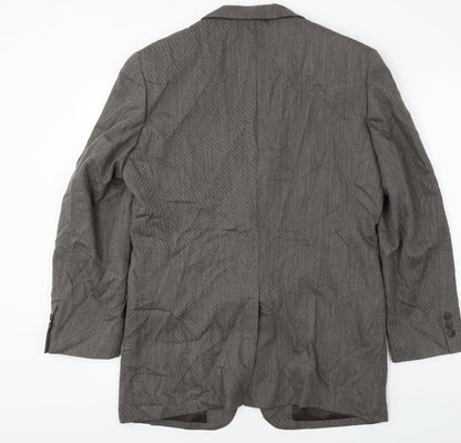Diplomazia Mens Brown   Jacket Blazer Size 40