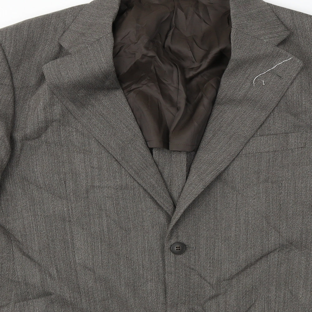 Diplomazia Mens Brown   Jacket Blazer Size 40