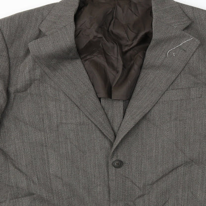 Diplomazia Mens Brown   Jacket Blazer Size 40
