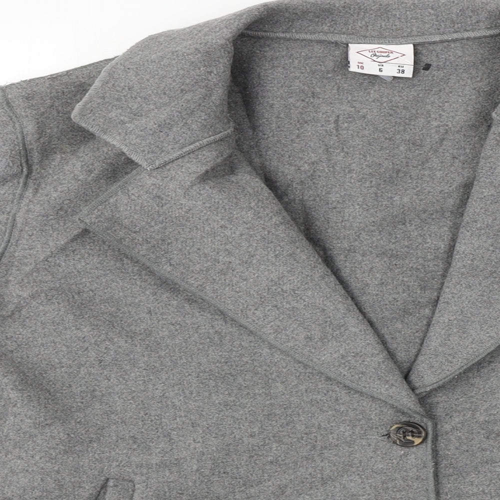 Womens UK Size 10 LEE COOPER Grey Jacket