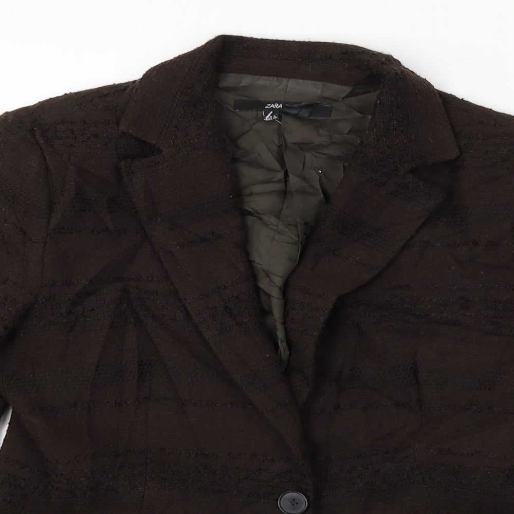 Zara Womens Brown   Jacket Blazer Size 6
