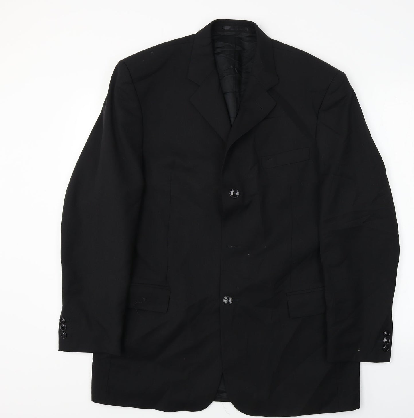 Mens UK Size 40 NEXT Regular Black Suit Jacket
