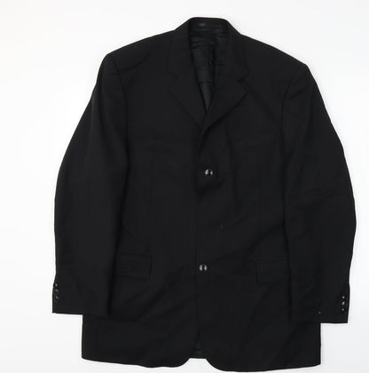Mens UK Size 40 NEXT Regular Black Suit Jacket