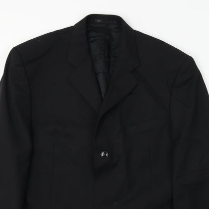 Mens UK Size 40 NEXT Regular Black Suit Jacket
