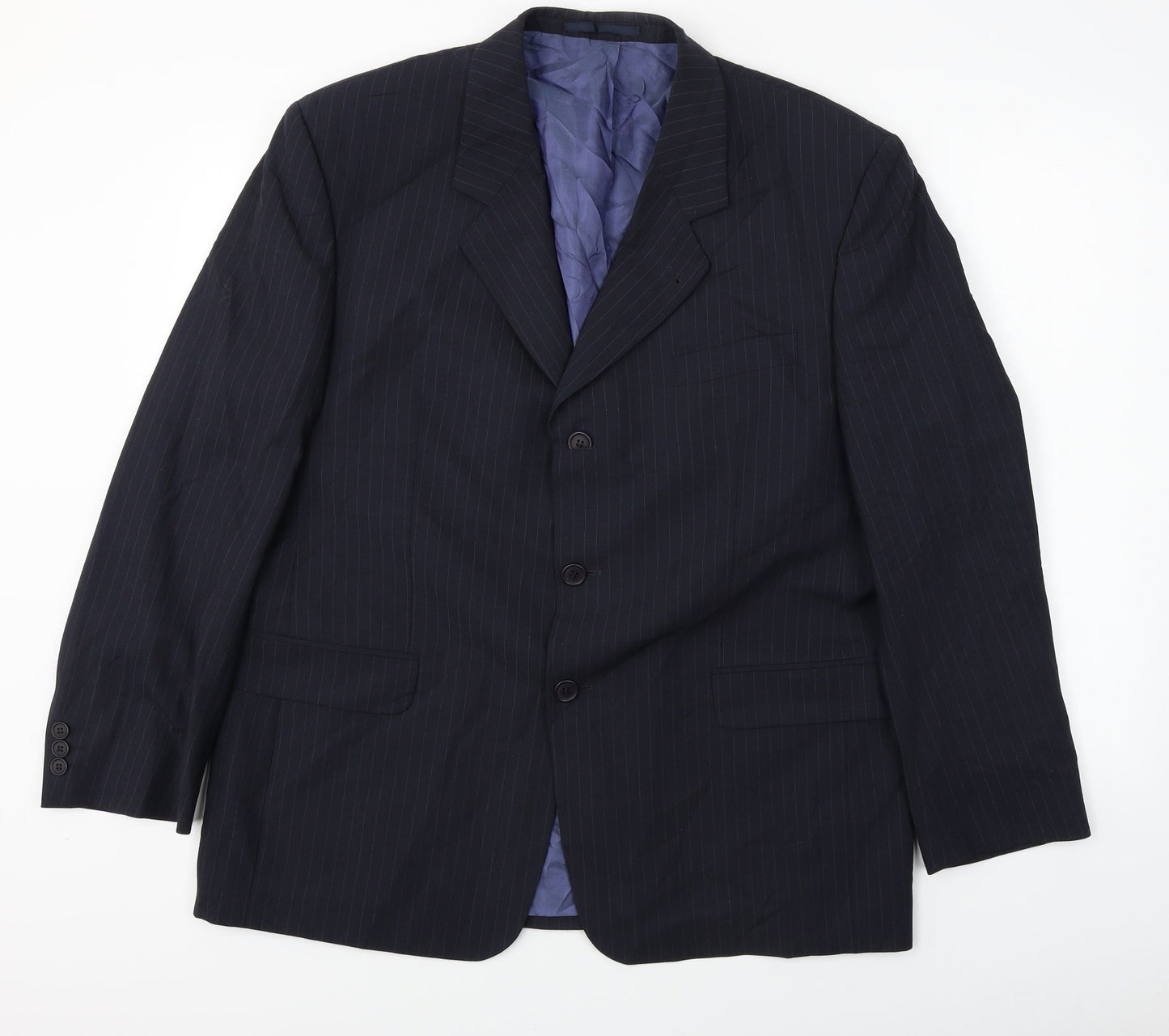 Mens UK Size 44 Preworn Regular Blue Suit Jacket