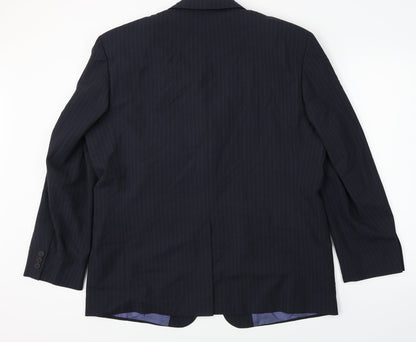 Mens UK Size 44 Preworn Regular Blue Suit Jacket