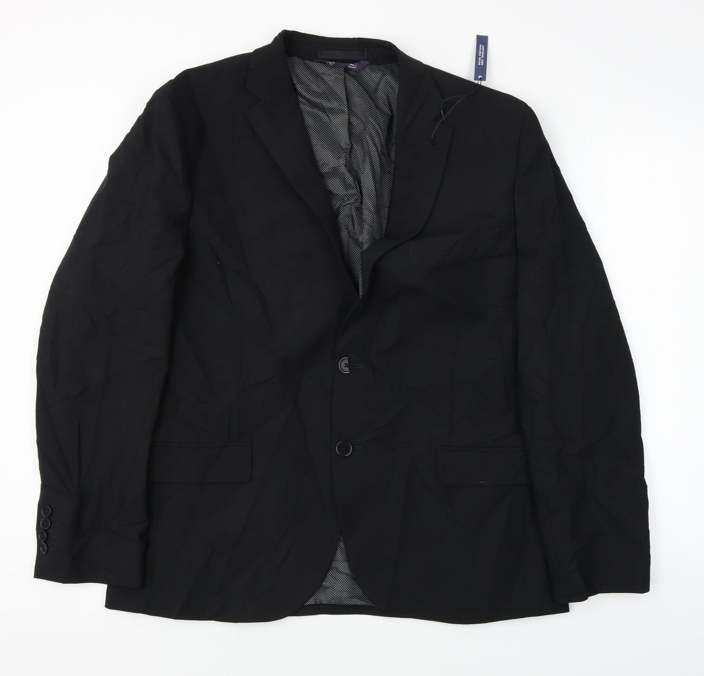 Mens UK Size 42 Marks and Spencer Regular Black Suit Jacket