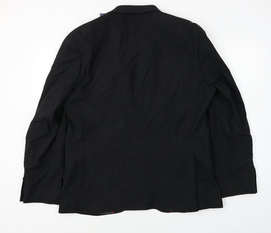 Mens UK Size 42 Marks and Spencer Regular Black Suit Jacket