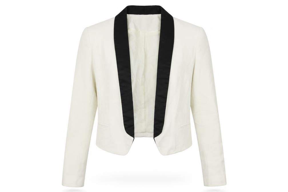 Womens UK Size 4 H&M Regular White Blazer