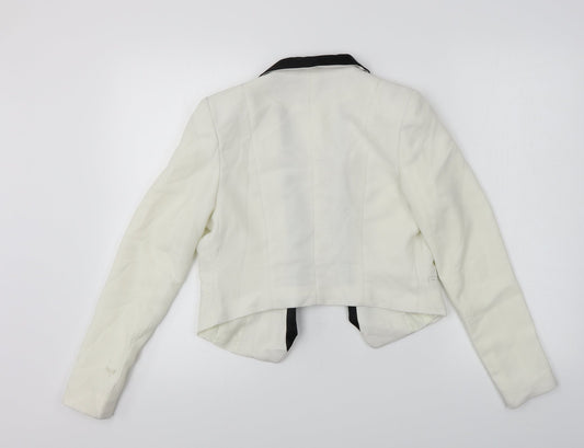 H&M  Womens White   Jacket Blazer Size 4