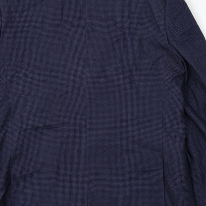Mens UK Size 40 Burton Regular Blue Suit Jacket