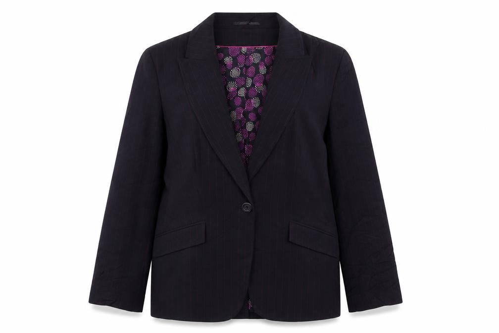 Womens UK Size 12 Per Una Regular Purple Blazer