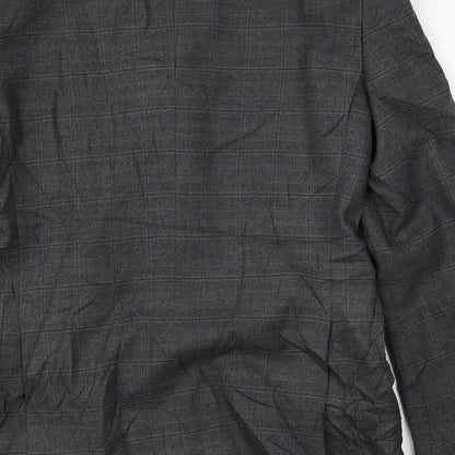 Mens UK Size 40 Burton Regular Grey Suit Jacket