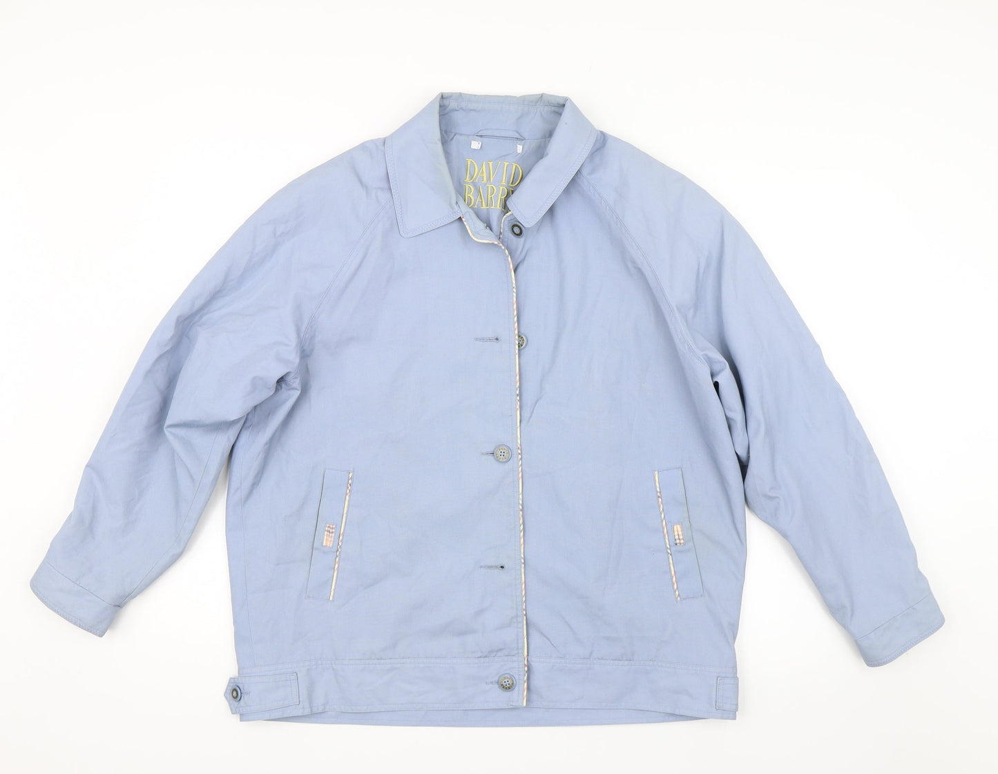 Womens UK Size 18 DAVID BARRY Blue Jacket