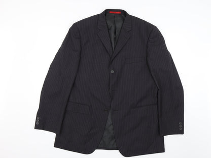 Mens UK Size 42 Burton Regular Black Suit Jacket