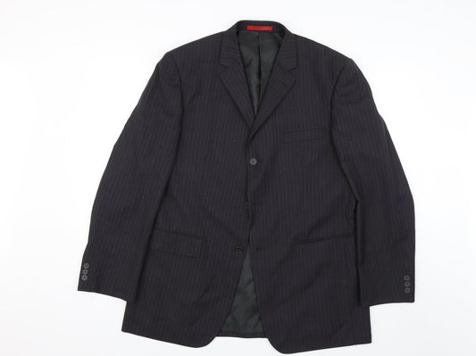 Mens UK Size 42 Burton Regular Black Suit Jacket