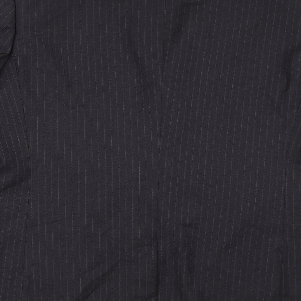 Mens UK Size 42 Burton Regular Black Suit Jacket