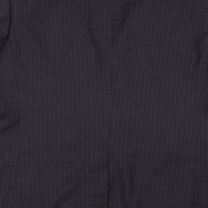 Mens UK Size 42 Burton Regular Black Suit Jacket