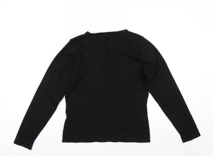 La Vie Womens Black   Pullover Jumper Size 10