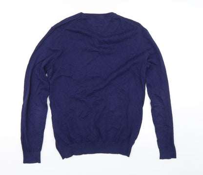Profumo Mens Black   Pullover Jumper Size M