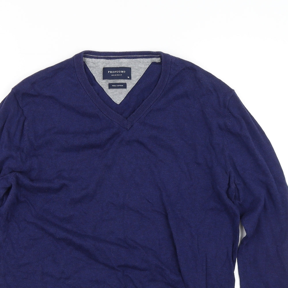 Profumo Mens Black   Pullover Jumper Size M