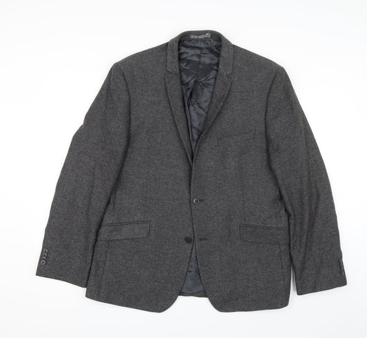 Mens UK Size 44 Limehaus Regular Grey Suit Jacket