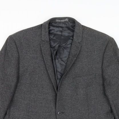 Mens UK Size 44 Limehaus Regular Grey Suit Jacket