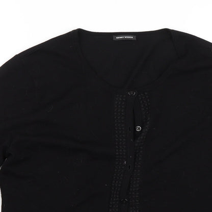 Gerry Weber Womens Black   Cardigan Jumper Size 10