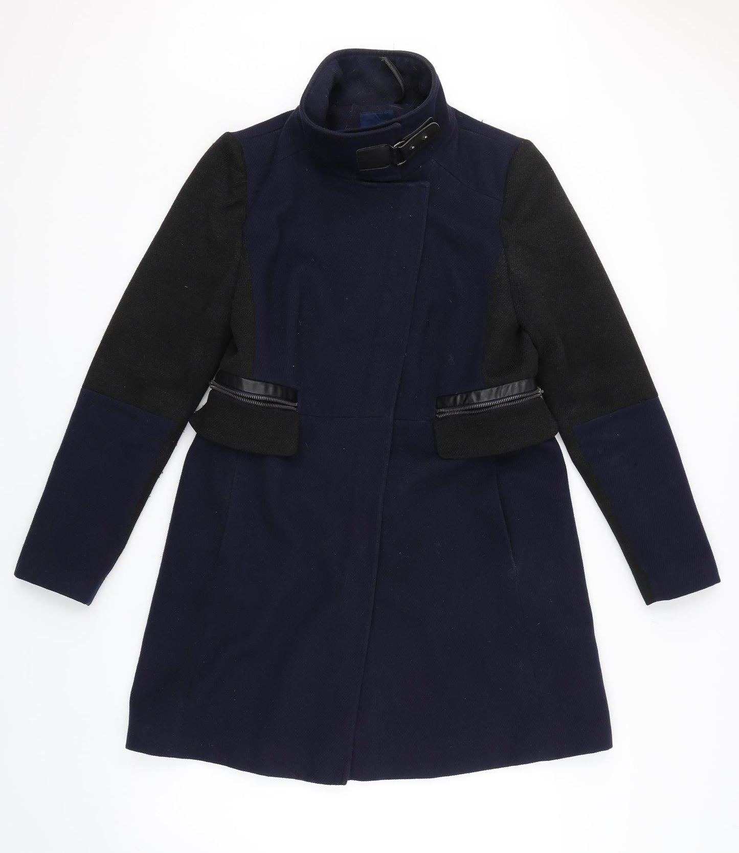 Womens UK Size 4 NEXT Blue Trench Coat