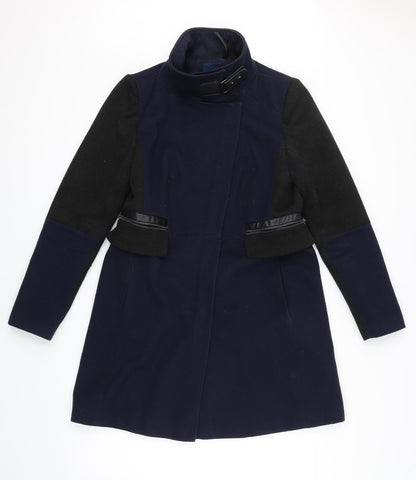 Womens UK Size 4 NEXT Blue Trench Coat