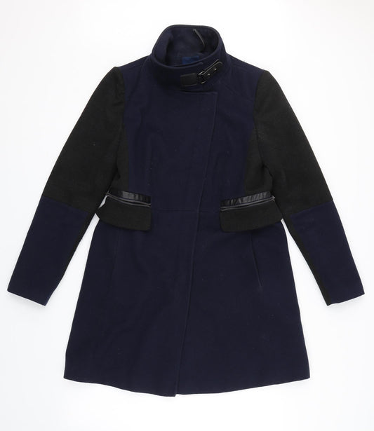 Womens UK Size 4 NEXT Blue Trench Coat