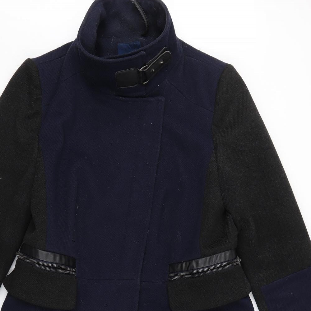 Womens UK Size 4 NEXT Blue Trench Coat