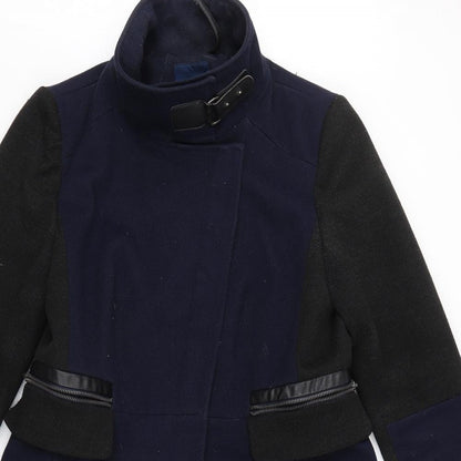 Womens UK Size 4 NEXT Blue Trench Coat