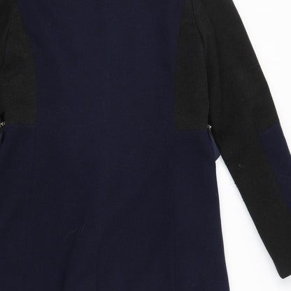 Womens UK Size 4 NEXT Blue Trench Coat