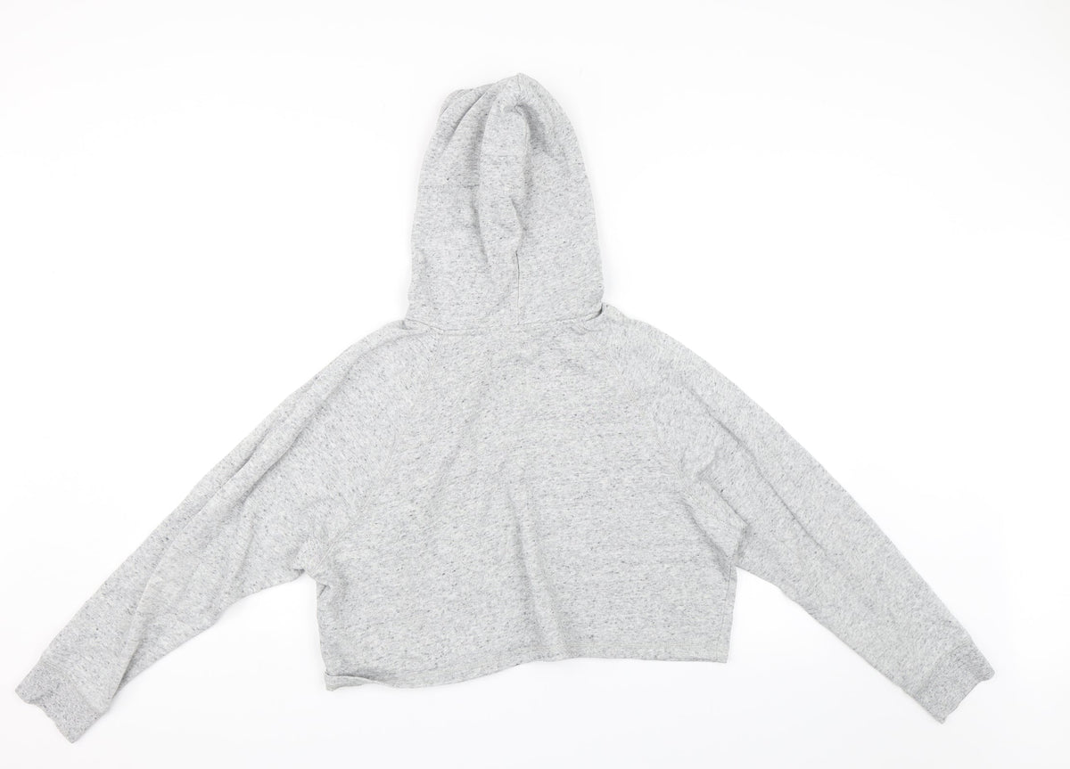 Womens Grey   Pullover Hoodie Size L