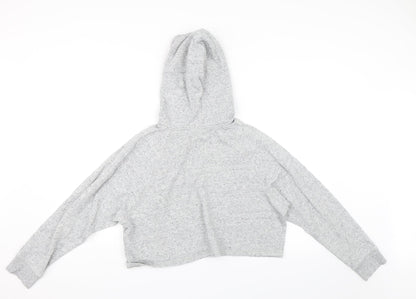 Womens Grey   Pullover Hoodie Size L