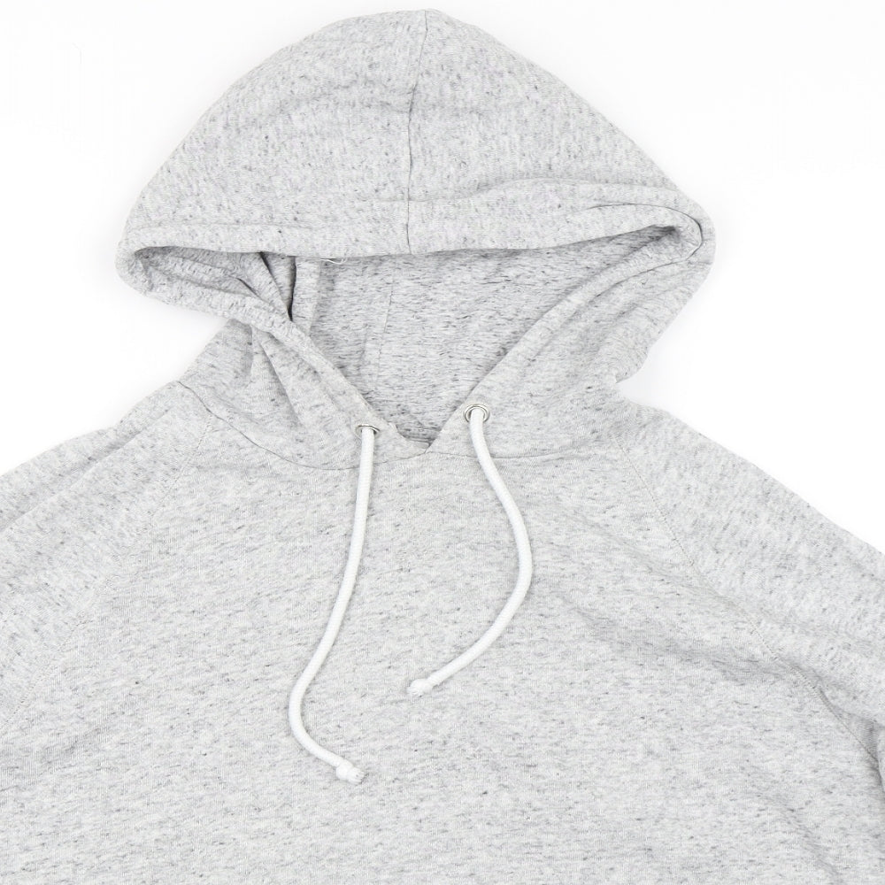 Womens Grey   Pullover Hoodie Size L