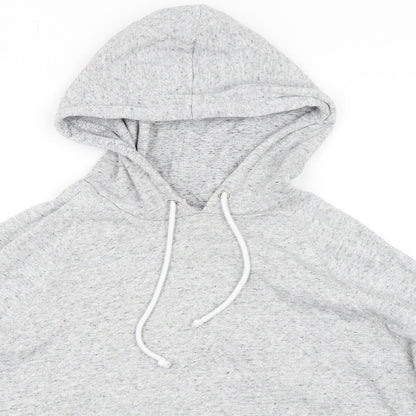 Womens Grey   Pullover Hoodie Size L