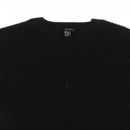 New Look Womens Black   Pullover Jumper Size S