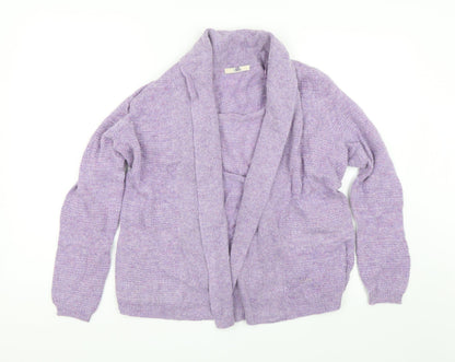preoworn Womens Purple   Cardigan Jumper Size 14