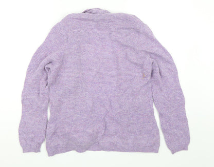preoworn Womens Purple   Cardigan Jumper Size 14