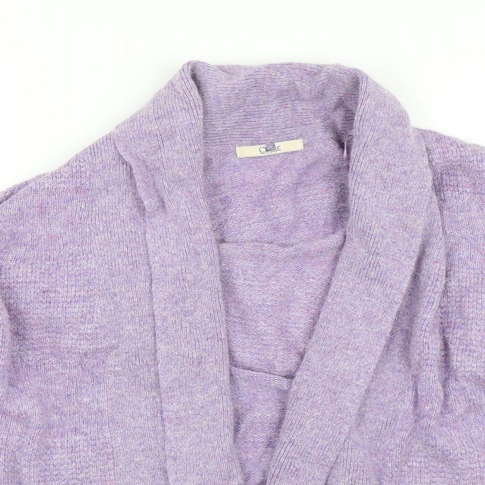 preoworn Womens Purple   Cardigan Jumper Size 14