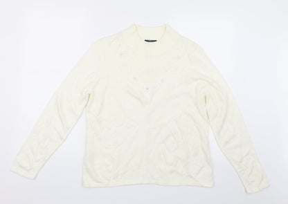 Bonmarché Womens Beige Pullover Jumper Size M