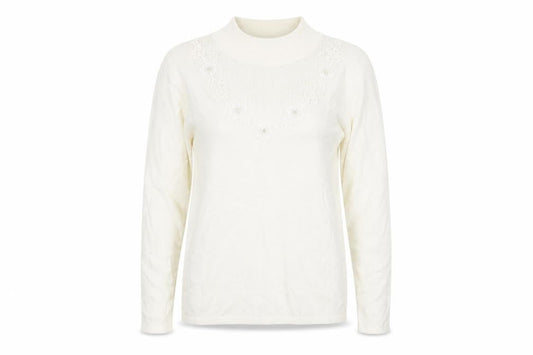 Bonmarché Womens Beige Pullover Jumper Size M
