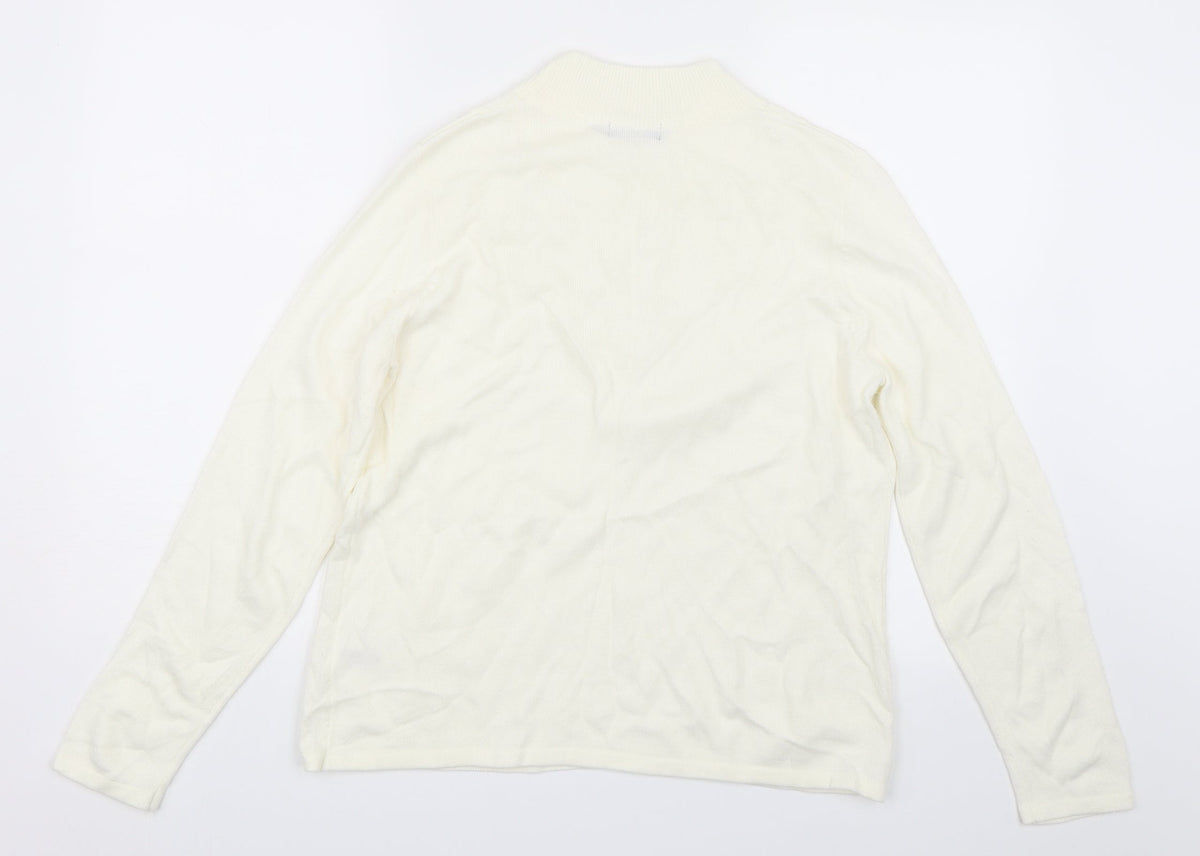 Bonmarché Womens Beige Pullover Jumper Size M