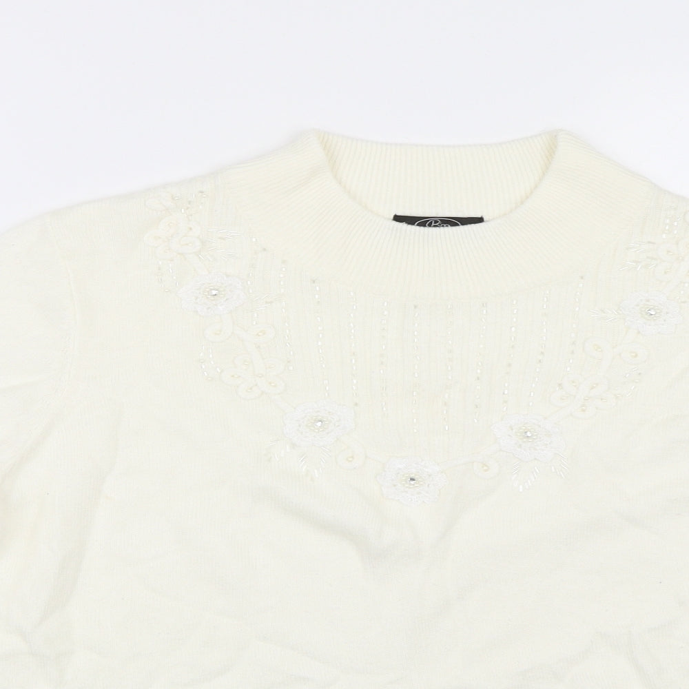 Bonmarché Womens Beige Pullover Jumper Size M